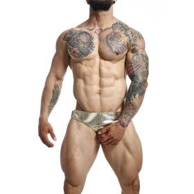 MOB - DNGEON JOCKSTRAP ANNEAU PÉNITENTIAIRE DORÉ TAILLE UNIQUE MOB
