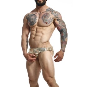 MOB - DNGEON JOCKSTRAP ANNEAU PÉNITENTIAIRE DORÉ TAILLE UNIQUE MOB