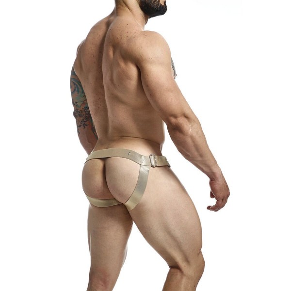 MOB - DNGEON JOCKSTRAP ANNEAU PÉNITENTIAIRE DORÉ TAILLE UNIQUE MOB