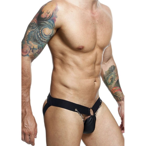 MOB - JOCKSTRAP DNGEON NOIR À CHAÎNE TAILLE UNIQUE MOB - Jockstraps