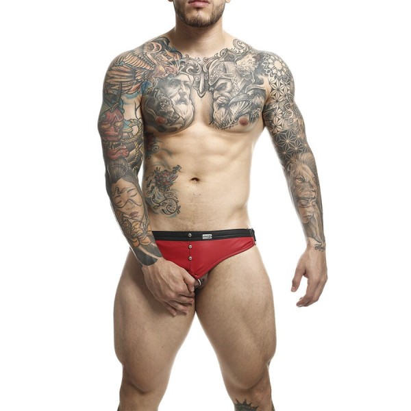 MOB - DNGEON JOCKSTRAP ANNEAU PÉNITENITAIRE ROUGE TAILLE UNIQUE MOB