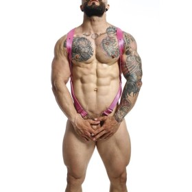 MOB - HARNAIS CROISÉ DANS LE DOS DNGEON ROSE TAILLE UNIQUE MOB