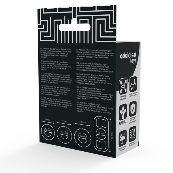 Addicted Toys - Ensemble Danneau Pénial 4 Pièces