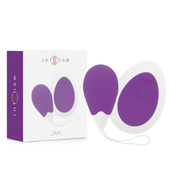 INTENSE - OEUF VIBRANT TÉLÉCOMMANDE JAN LILAS INTENSE COUPLES TOYS