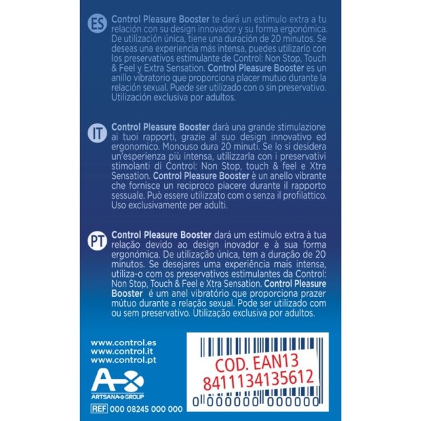 Control - Anneau Vibrateur Pleasure Booster