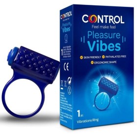 Control - Anneau Vibrant Pleasure Vibes – Cockring avec vibration