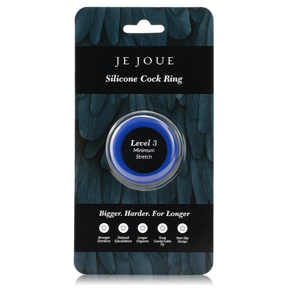 JE Joue - Bague Silicone Bleue Strangulation Minimum