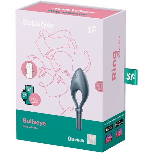 Satisfyer - Bullseye Ring Vibrador App Gris