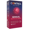 CONTROL - PUNTOS Y LINEAS SENSUALES PUNTOS Y ESTRIAS 12 UNIDADES 