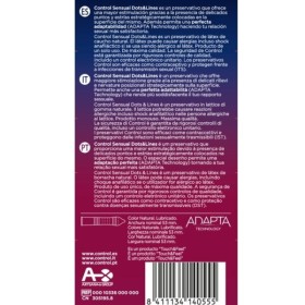 CONTROL - PUNTOS Y LINEAS SENSUALES PUNTOS Y ESTRIAS 12 UNIDADES 