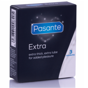 PASANTE - PRÉSERVATIF EXTRA EXTRA ÉPAIS PAR 3 UNITÉS PASANTE