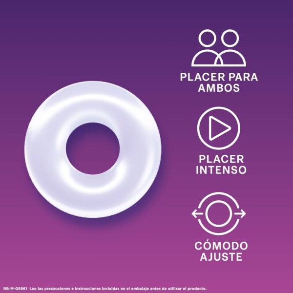 Durex - Pleasure Penis Ring – Anéis penianos sem vibração