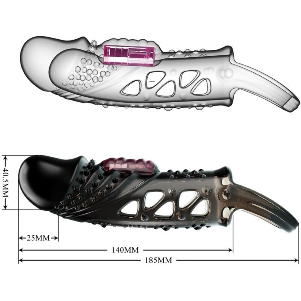 Pretty Love - Funda para pene Cecelia Black – Para clítoris