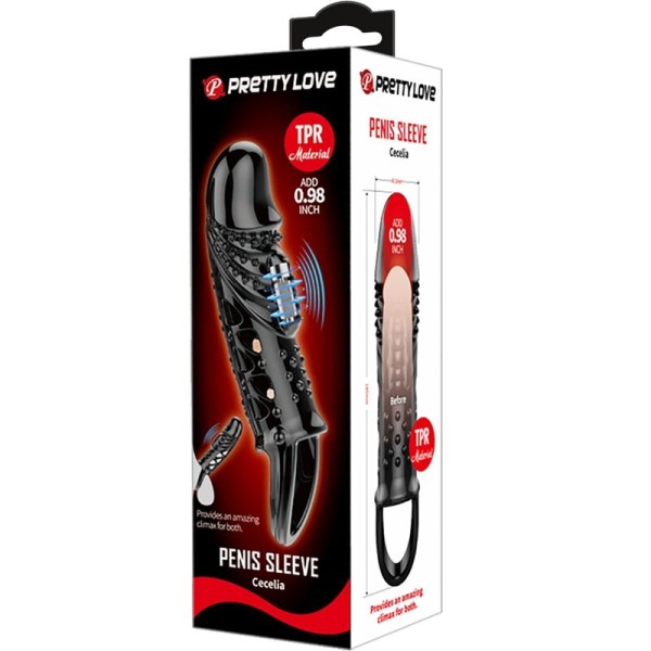 Pretty Love - Funda para pene Cecelia Black – Para clítoris