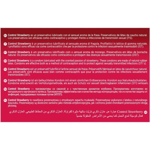 CONTROL - CONDONES ADAPTA FRESA 144 UNIDADES CONDONES CONTROL