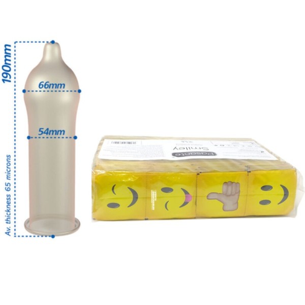 PASANTE - CONDONES SMILEY BOLSA 144 UNIDADES PASANTE