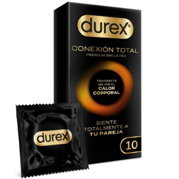 DUREX - CONNEXION TOTALE ULTRA FINE PLUS SANS LATEX 10 UNITÉS DUREX CONDOMS