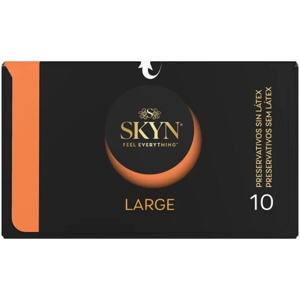 SKYN - CONDONES GRANDES AJUSTE ADICIONAL 10 UNIDADES SKYN