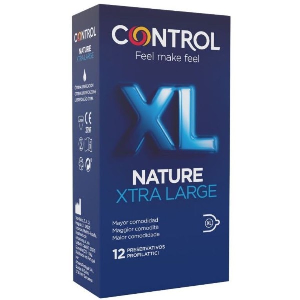 CONTROL - CONDONES ADAPTA NATURE XL 12 UNIDADES CONDONES CONTROL
