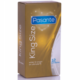 PASANTE - CONDONES KING MS LARGO Y ANCHO 12 UNIDADES PASANTE
