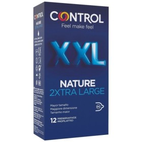 CONTROL - PRÉSERVATIFS NATURE 2XTRA GRANDS XXL - 12 UNITÉS CONTROL CONDOMS