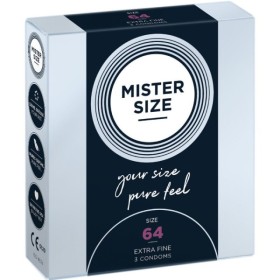 MISTER SIZE - PRÉSERVATIFS TAILLE XXL 64 MM (3 UNITÉS) MISTER SIZE