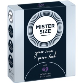 MISTER SIZE - PRÉSERVATIFS TAILLE XXXL 69 MM (3 UNITÉS) MISTER SIZE
