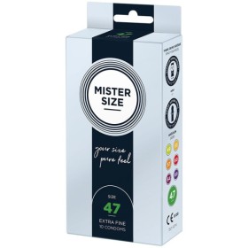 MISTER SIZE - PRÉSERVATIFS TAILLE XS 47 MM (10 UNITÉS) MISTER SIZE