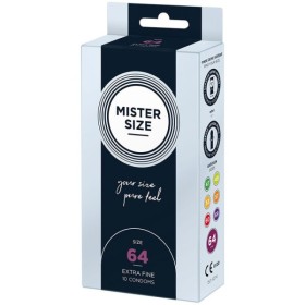 MISTER SIZE - PRÉSERVATIFS TAILLE XXL 64 MM (10 UNITÉS) MISTER SIZE