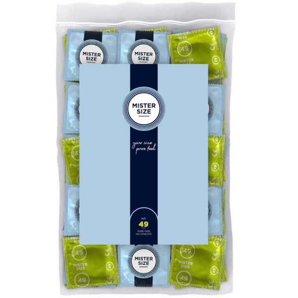 MISTER SIZE - PRÉSERVATIF TAILLE S 49 MM (100 UNITÉS) MISTER SIZE