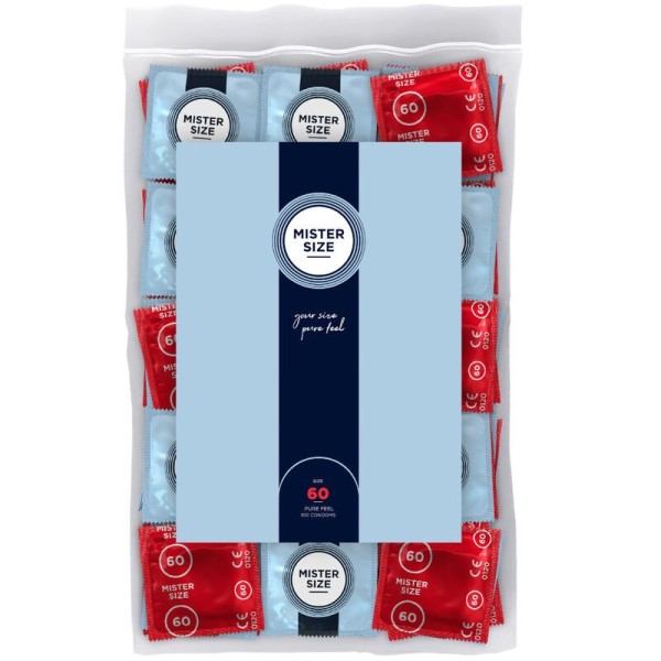 MISTER SIZE - PRÉSERVATIF TAILLE XL 60 MM (100 UNITÉS) MISTER SIZE