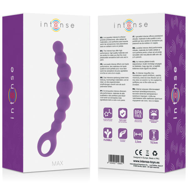 INTENSE - BILLES ANAL MAX LILAS INTENSE ANAL TOYS - Perles anales