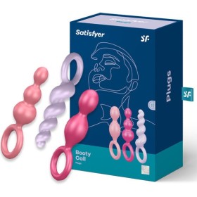 SATISFYER - SET PLUG ANAL 3 PCS PLUGS SATISFYER TRICOLOR