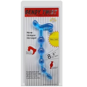 BAILE - BALLES ANAL BLEUES BENDY TWIST BAILE ANAL - Perles anales