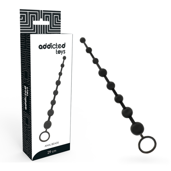 ADDICTED TOYS - BILLES ANAL 29 CM NOIR ADDICTED TOYS - Perles anales