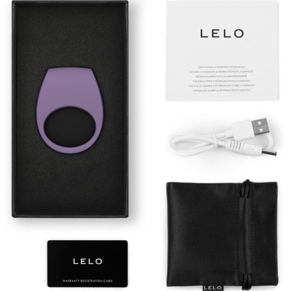 Lelo - Anel Vibrador Violeta TOR 3 – Anel Peniano com Vibração