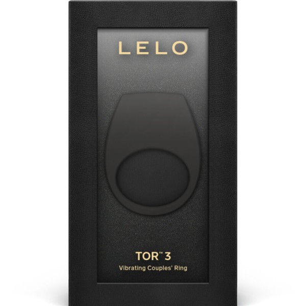Lelo - Anillo Vibrador TOR 3 Negro - Cockring con vibración