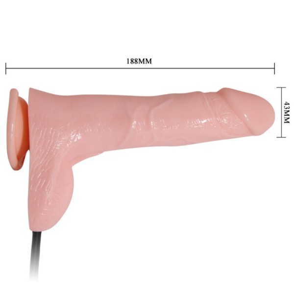 BAILE - GODE RÉALISTE GONFLABLE AVEC VENTOUSE 15 CM BAILE DILDOS
