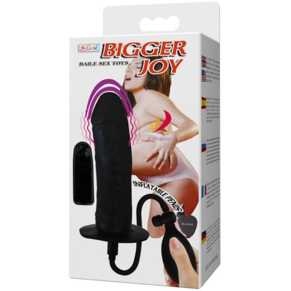 BAILE - PENE HINCHABLE CON VIBRACIÓN BIGGER JOY 16 CM BAILE