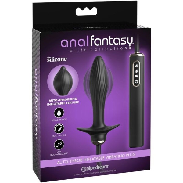 ANAL FANTASY ELITE COLLECTION - PLUG GONFLABLE ET VIBRATEUR AUTO-THROB ANAL FANTASY ELITE COLLECTION