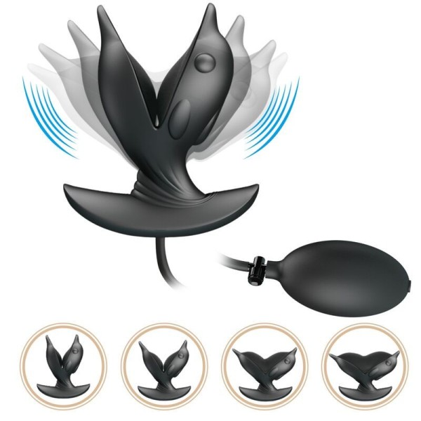 PRETTY LOVE - PLUG ANAL DELFIN HINCHABLE Y RECARGABLE PRETTY LOVE