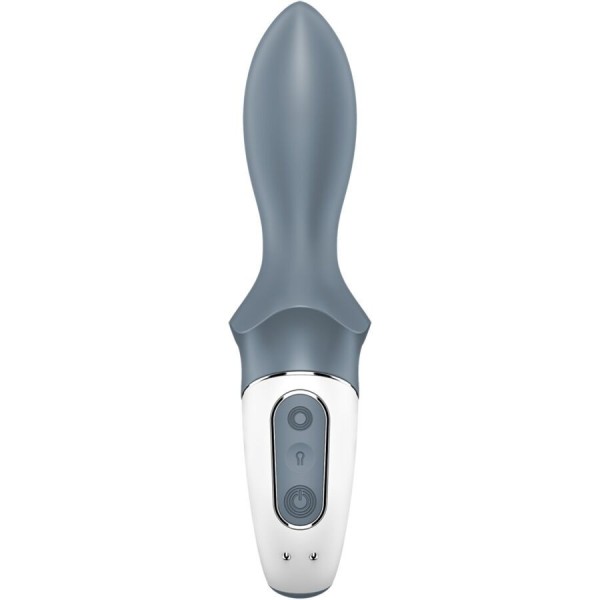SATISFYER - AIR PUMP BOOTY 1 VIBRATEUR GONFLABLE ANAL GRIS SATISFYER VIBRATOR
