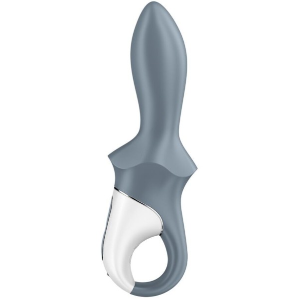 SATISFYER - BOTÍN AIR PUMP 1 VIBRADOR ANAL HINCHABLE GRIS VIBRADO