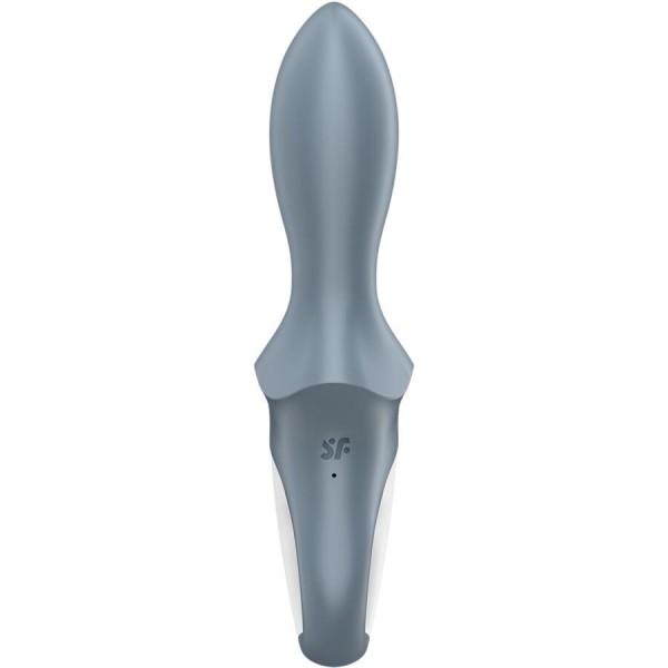 SATISFYER - BOTÍN AIR PUMP 1 VIBRADOR ANAL HINCHABLE GRIS VIBRADO