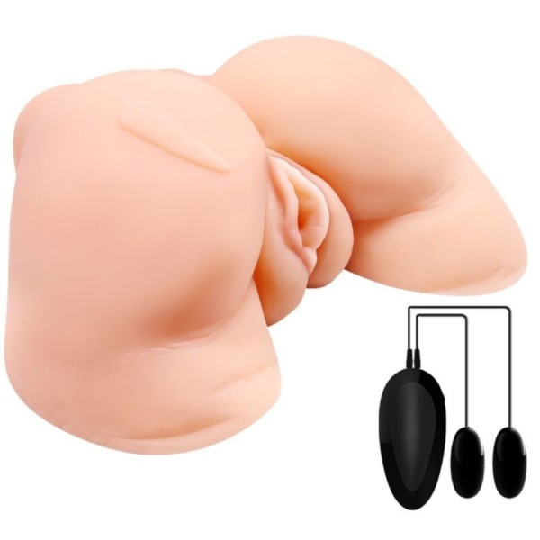 CRAZY BULL - VAGIN ET ANUS AVEC MAILLE RÉALISTE AVEC VIBRATION CRAZY BULL