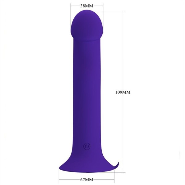PRETTY LOVE - MURRAY YOUTH VIBRANTE DILDO E RECARREGÁVEL ROXO PRETTY LOVE LED