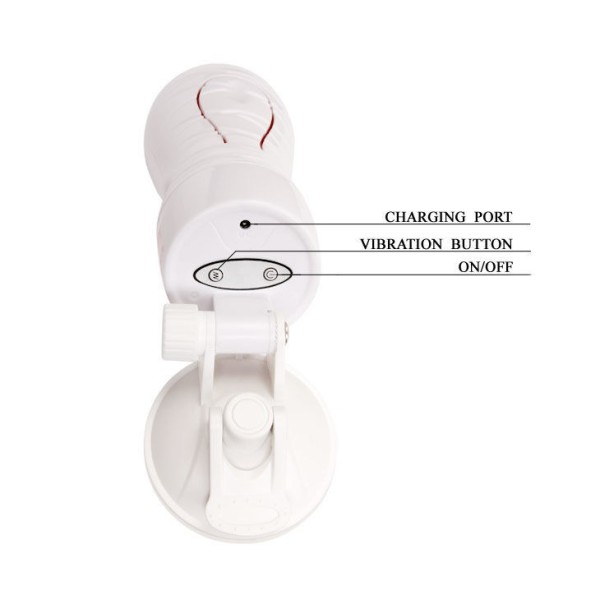 CRAZY BULL - MASTURBATEUR VAGIN RECHARGEABLE FLORA CRAZY BULL