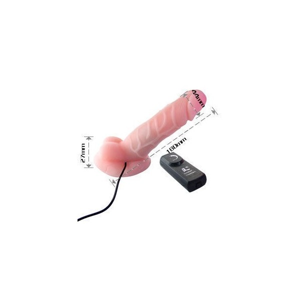 BAILE - ROTATEUR DE PÉNIS RÉALISTE CIBERSKING LOVECLONE BAILE VIBRATORS