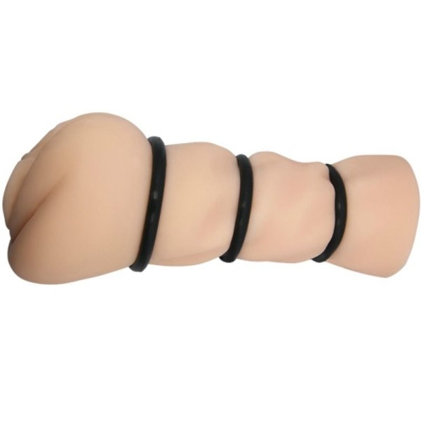 CRAZY BULL - MASTURBATEUR VAGIN AVEC ANNEAUX CRAZY BULL