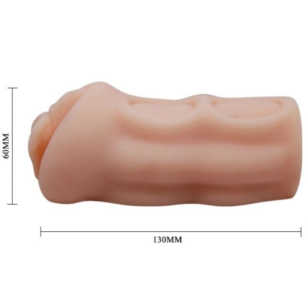 CRAZY BULL - MASTURBADOR DE VAGINA LILLIAN 13 CM CRAZY BULL